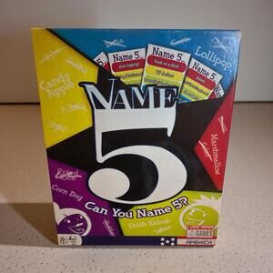 Can You Name 5? Board Game by Endless Games NEW SEALED 2020